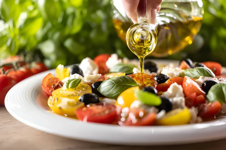 🥗 Mediterranean salad with olive oil
